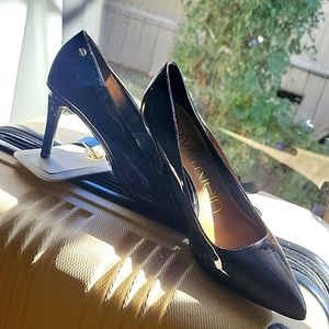 Black Patent Leather Heels C.K.